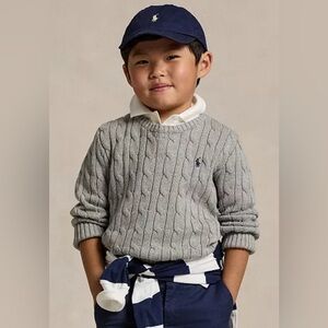 Polo Ralph Lauren Cable-Knit Cotton Sweater Size 6 Months